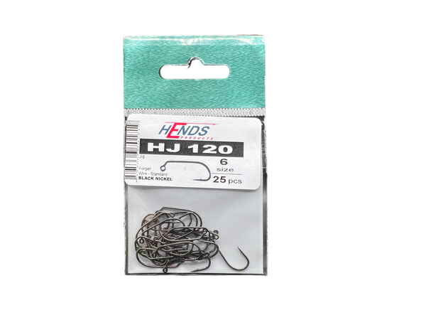 Hooks hends JIG 120 barbed - 25 pc. 6er