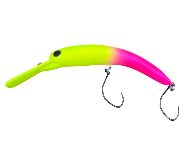 Mukai Tremo Long  Floating 55mm 3g Gelb/Pink