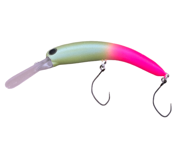 Mukai Tremo Long  Floating 55mm 3g Grau/Pink