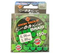 Iron Trout Spooner Braid 0.06 3.80 Kg Grün